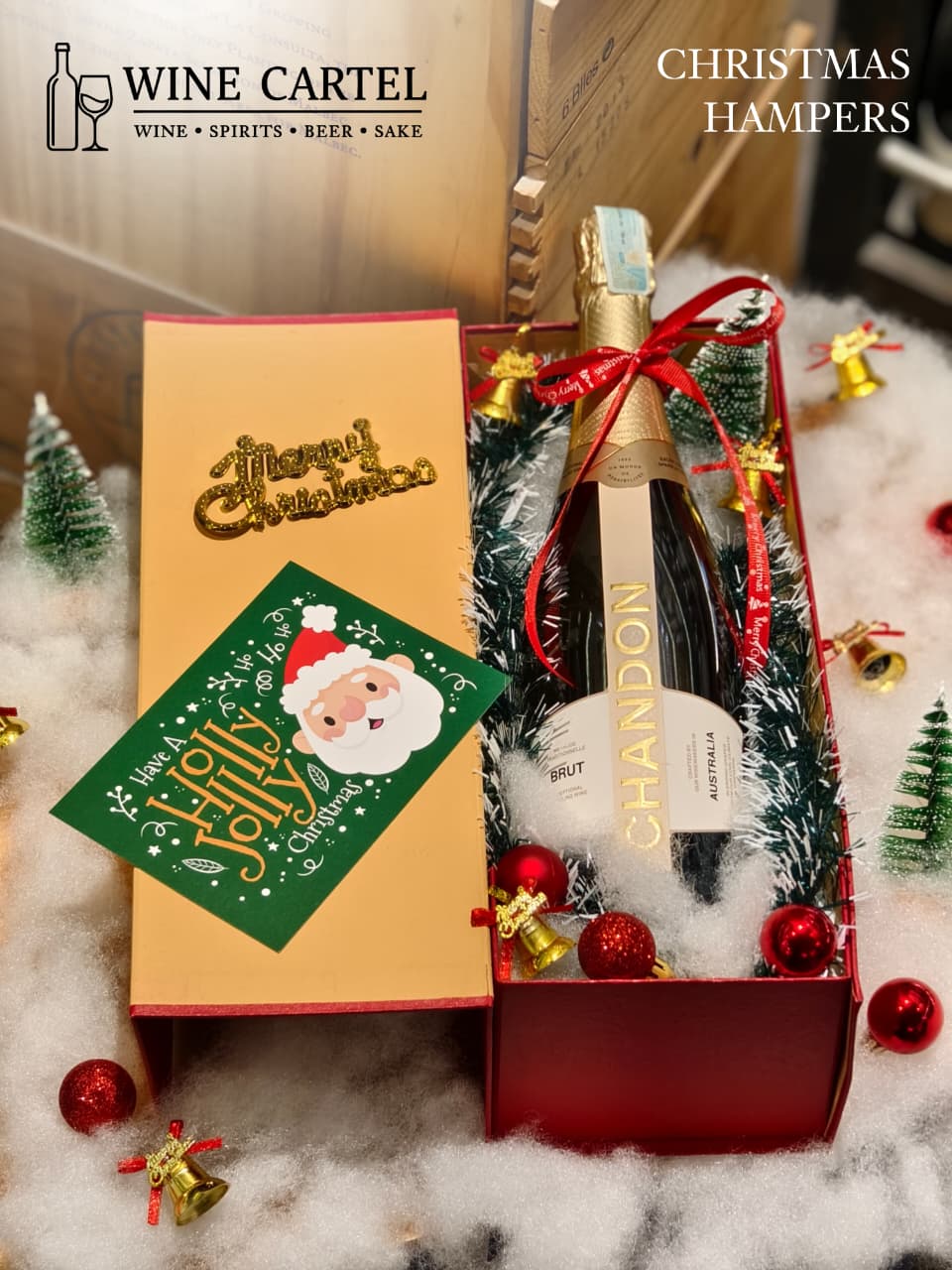 CHRISTMAS HAMPERS SPARKLING WINE Domaine Chandon Brut 750ml AUSTRALIA