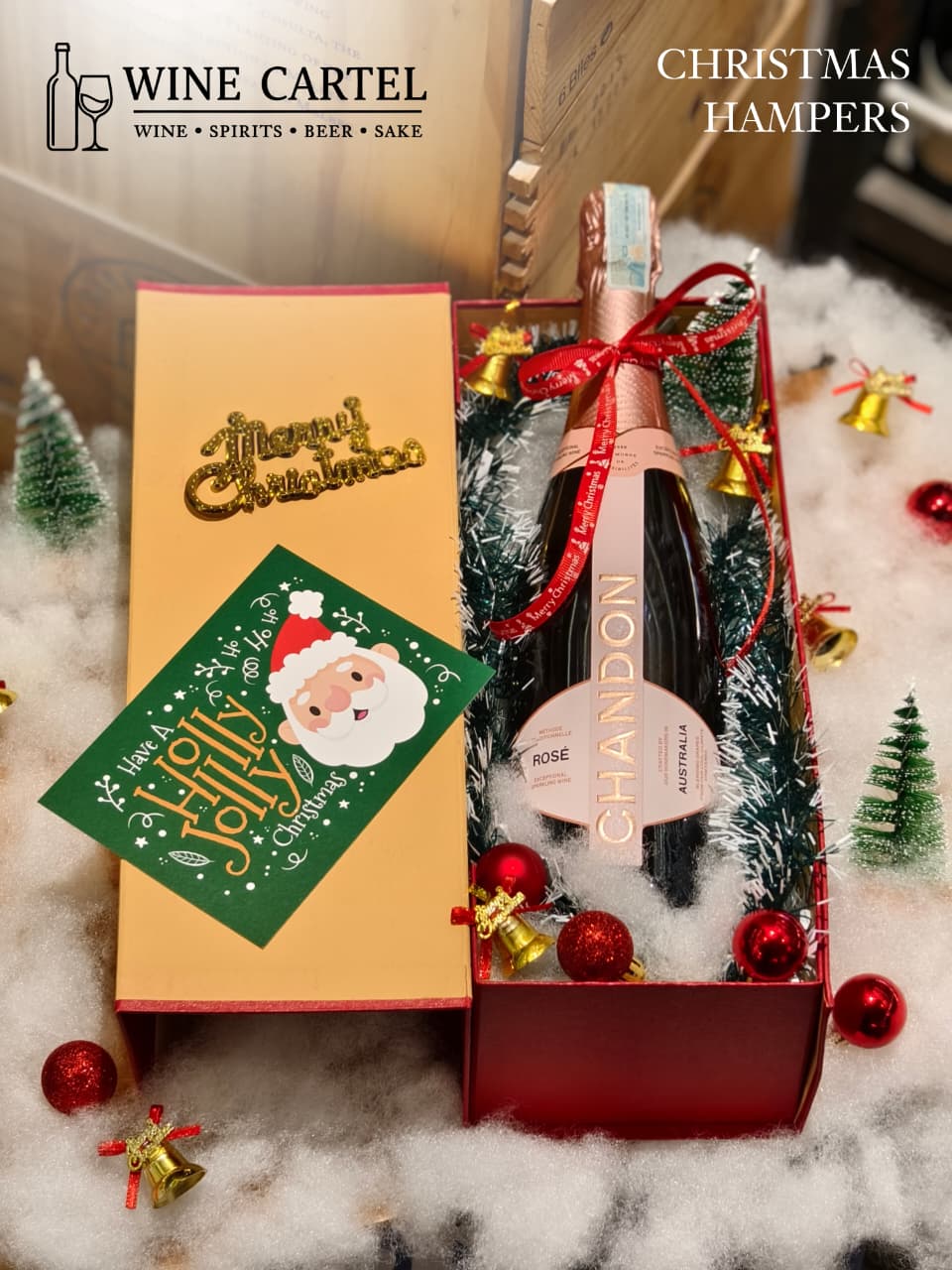 CHRISTMAS HAMPERS Domaine Chandon Brut ROSE - Sparkling Wine 750ml AUSTRALIA