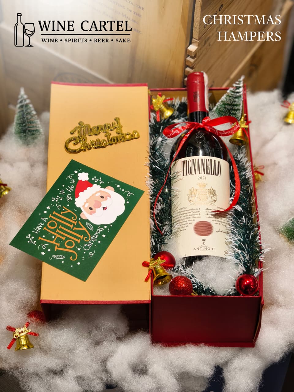 CHRISTMAS HAMPERS RED WINE Antinori Tignanello - Premium Italy red wine Toscana 750mL ITALY
