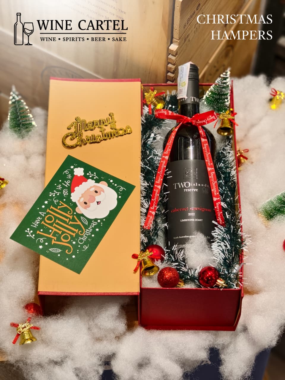 CHRISTMAS HAMPERS RED WINE Two Islands RESERVE CABERNET SAUVIGNON 750mL INDONESIA