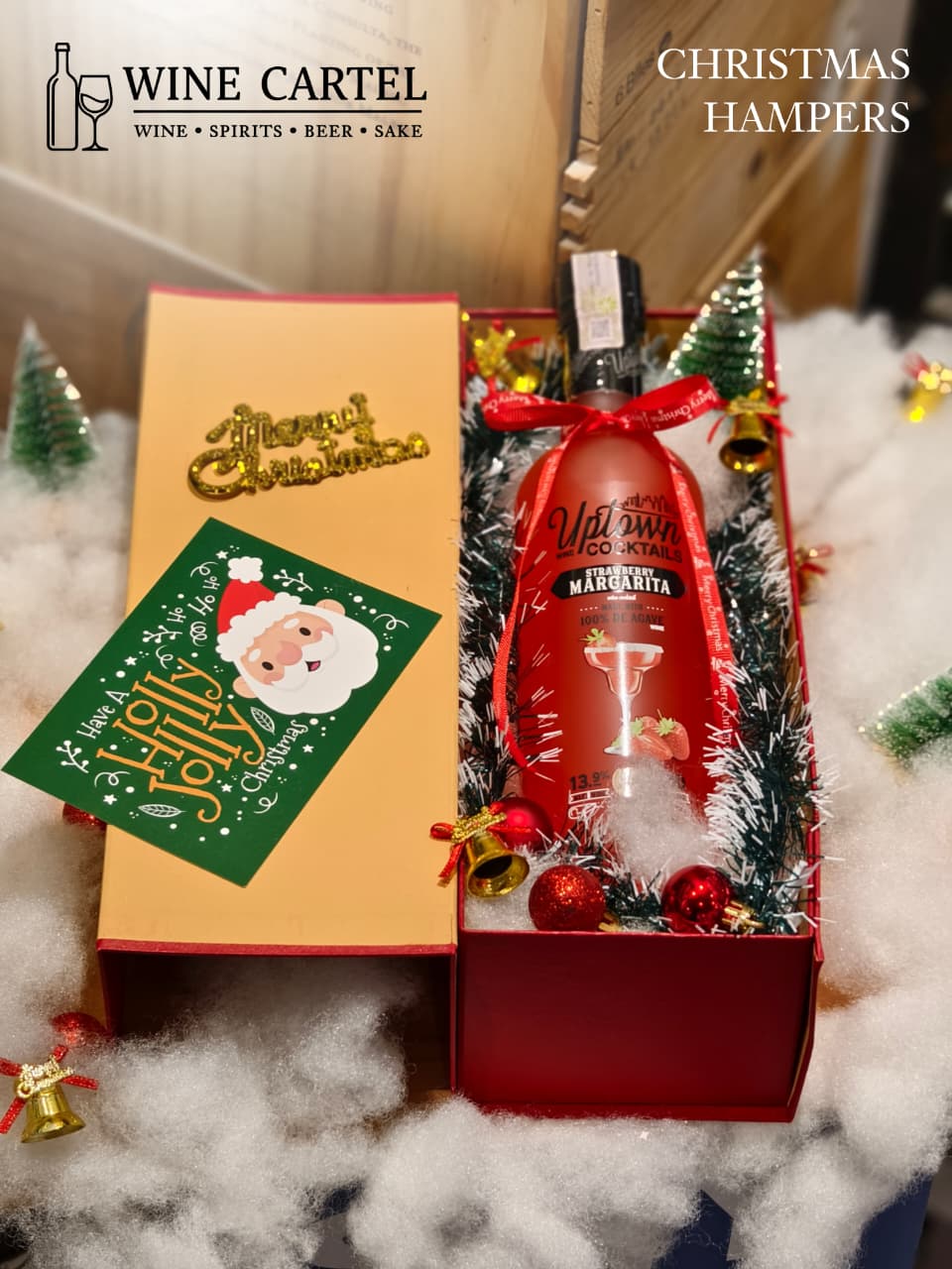 CHRISTMAS HAMPERS LIQUOR UPTOWN COCKTAILS STRAWBERRY MARGARITA | 750mL