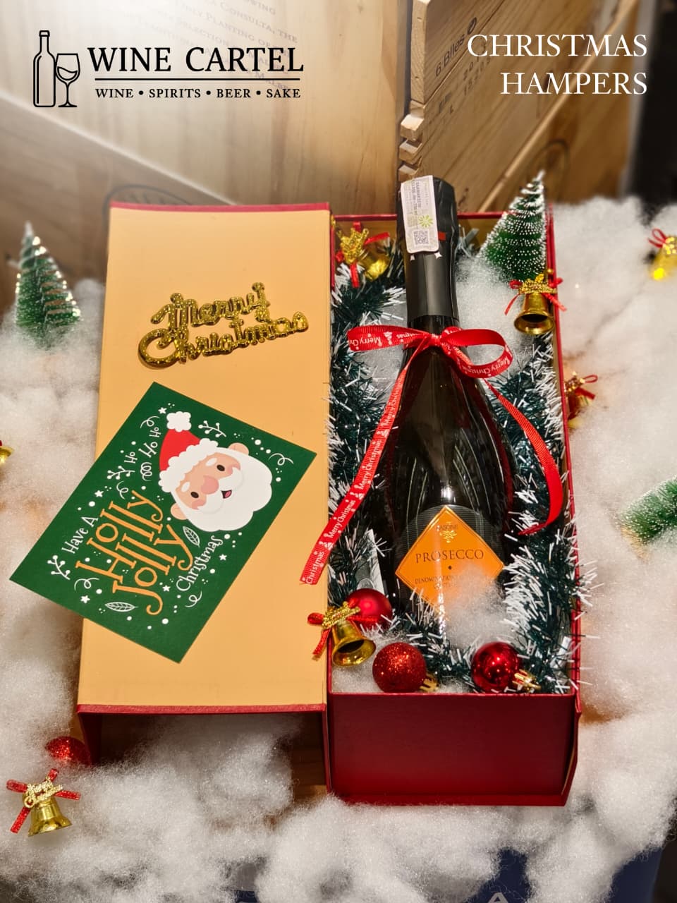 CHRISTMAS HAMPERS SPARKLING WINE Beni Di Batasiolo 7 Cascine Prosecco 750mL ITALY