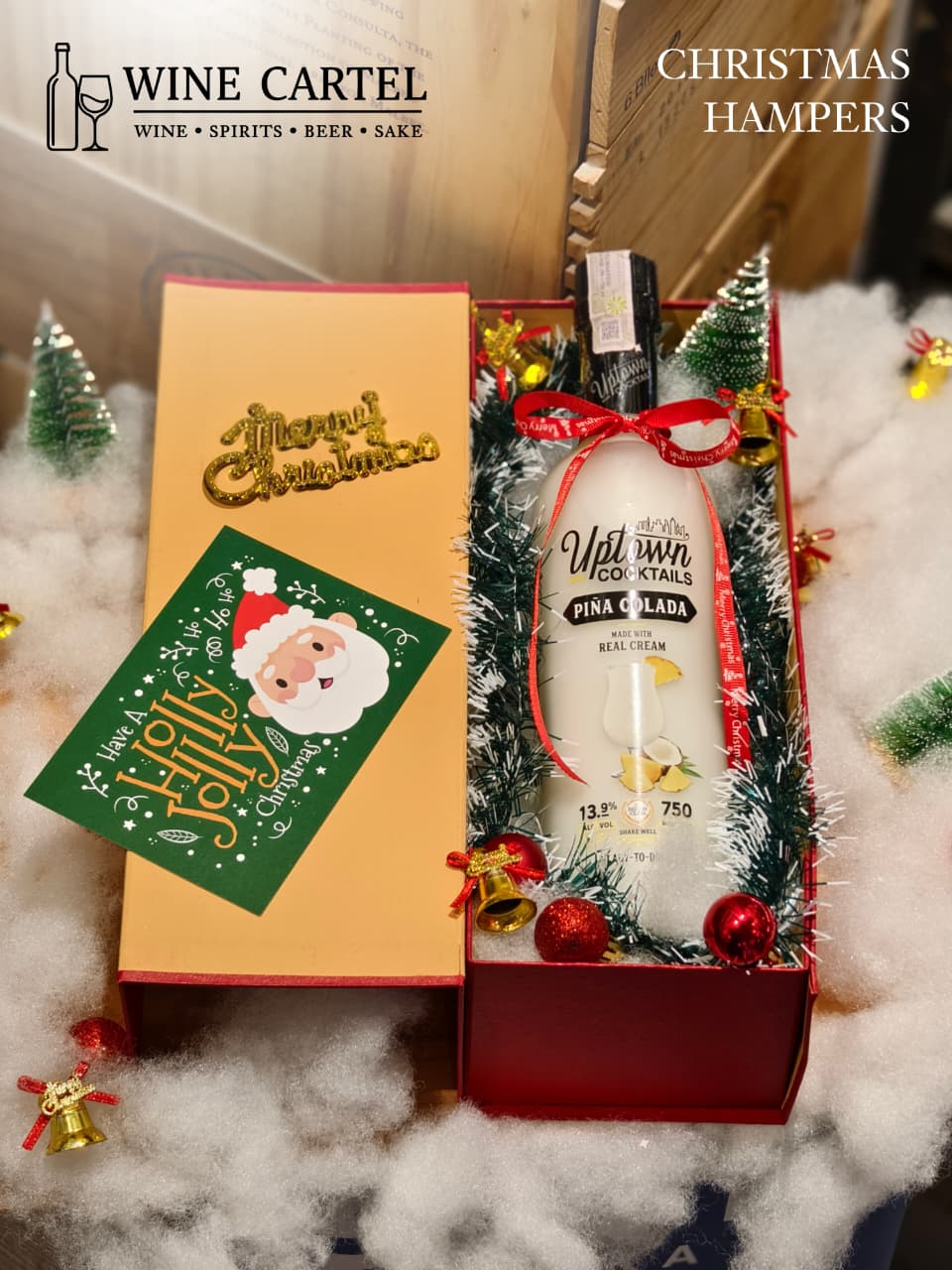 CHRISTMAS HAMPERS LIQUOR UPTOWN COCKTAILS PINA COLADA 750mL