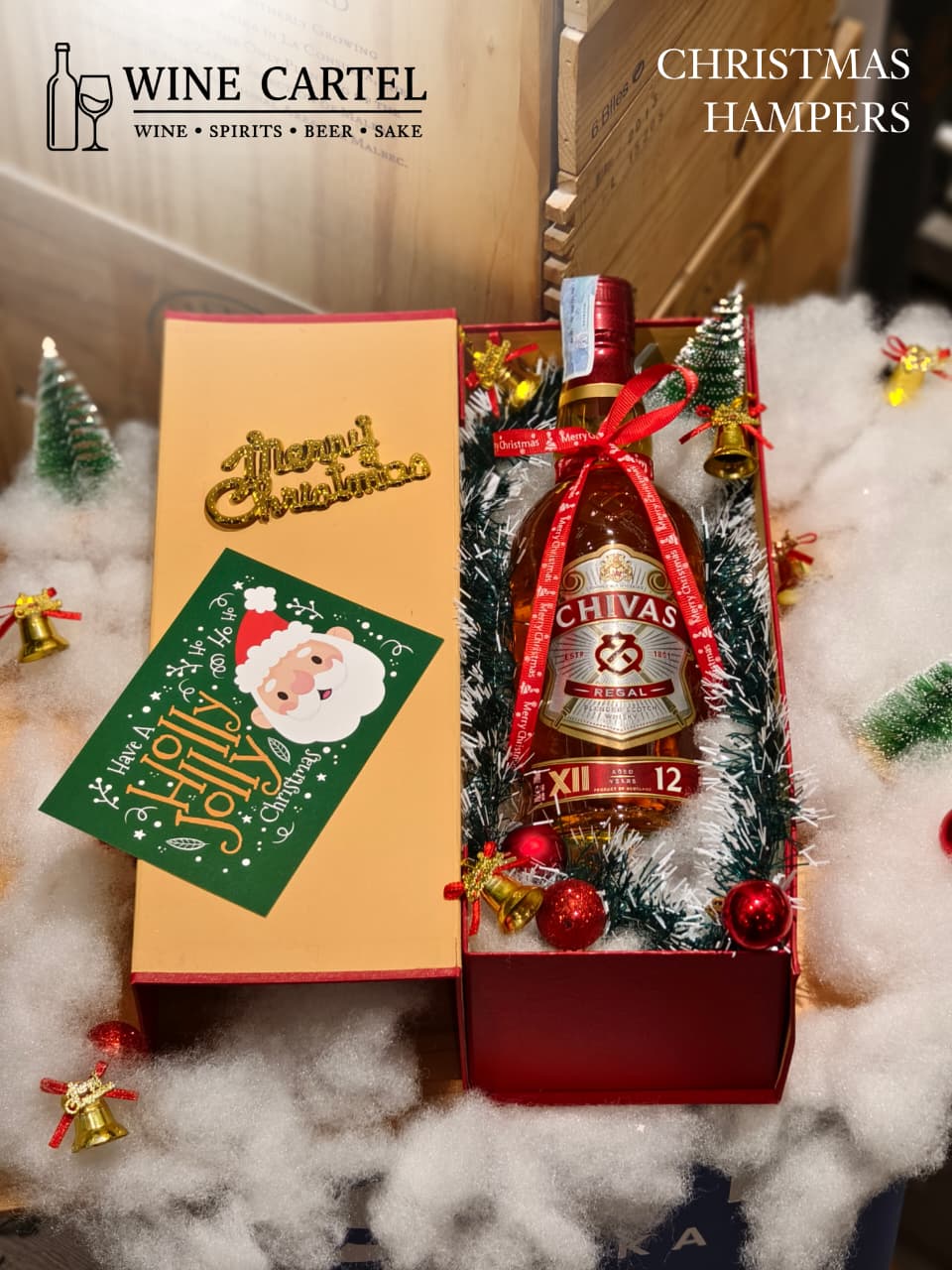 CHRISTMAS HAMPERS WHISKY Chivas Regal 12 Years Old 700ml SCOTLAND