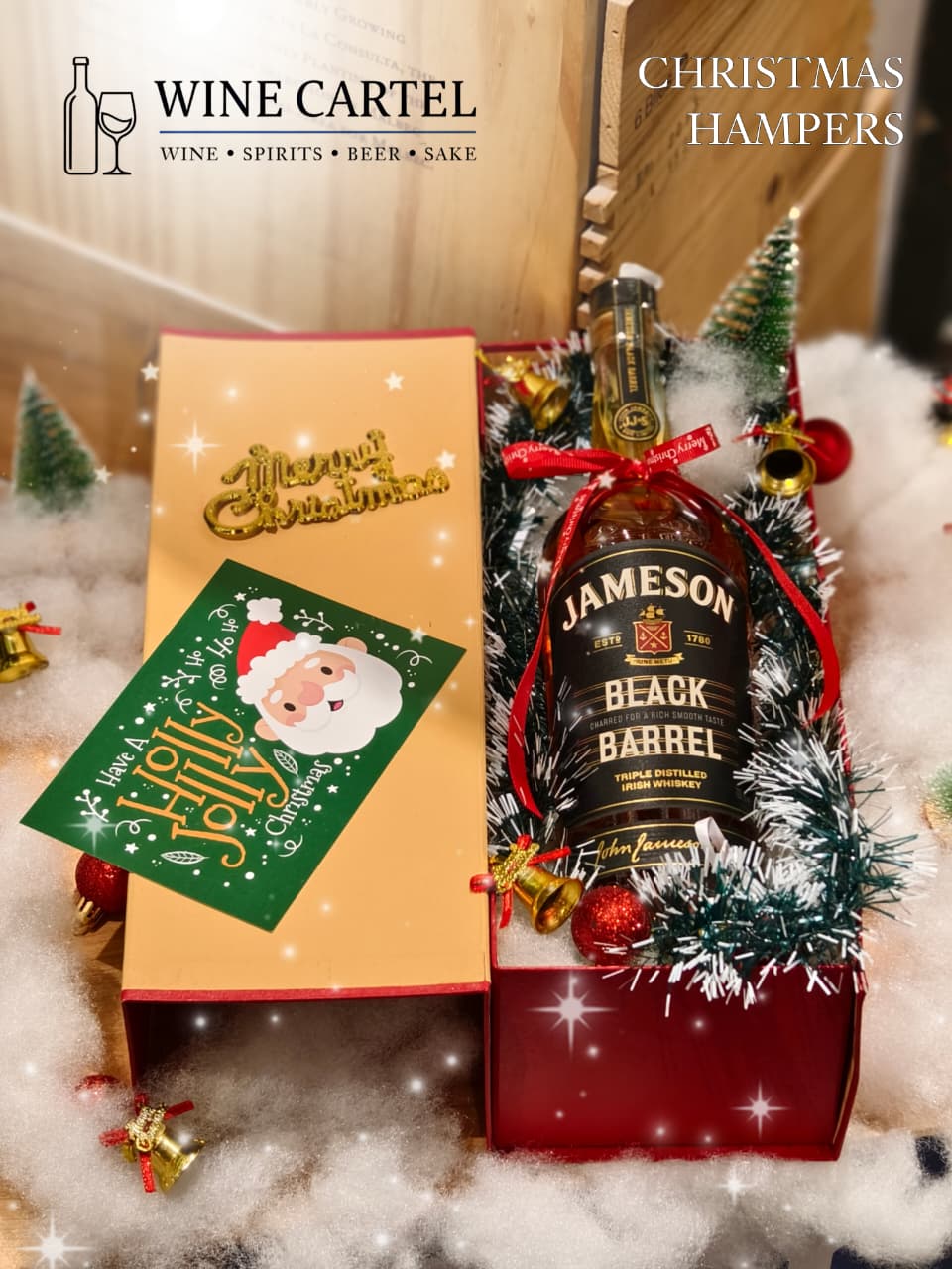 CHRISTMAS HAMPERS WHISKY Jameson Black Barrel Irish Whisky 700mL IRELAND