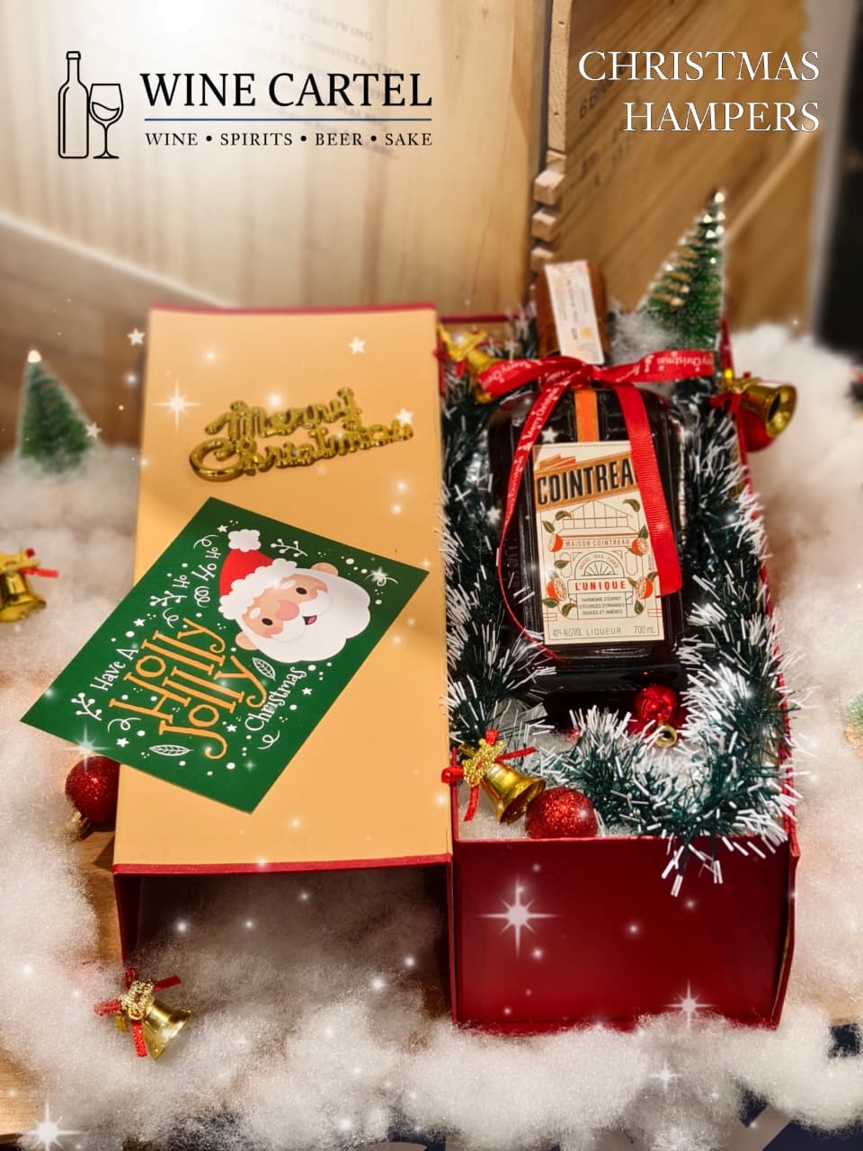 CHRISTMAS HAMPERS LIQUOR Cointreau Orange Liqueur 350mL Mini Size Small Bottle FRANCE