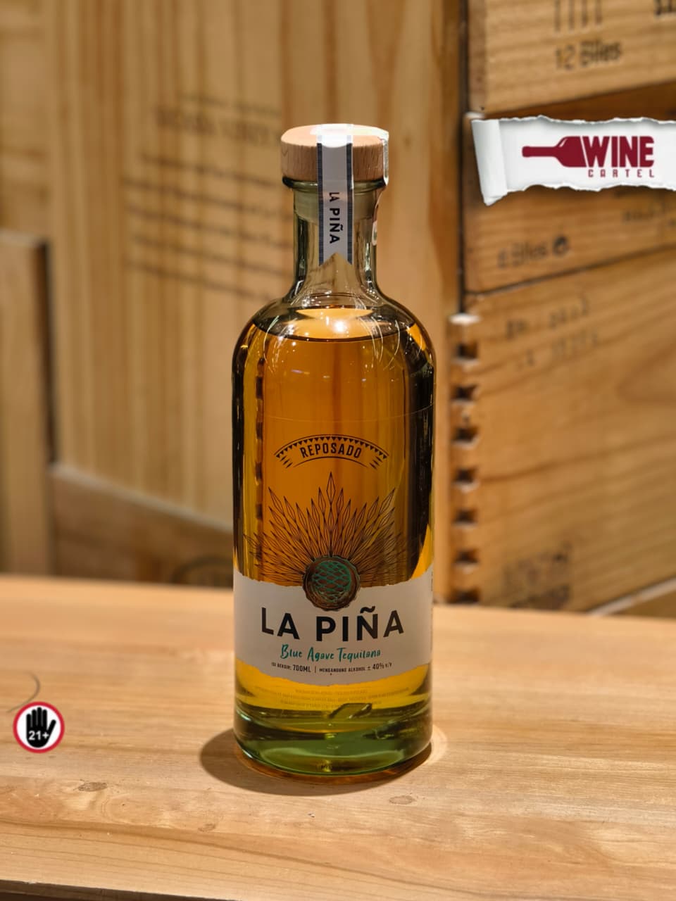 TEQUILA LA PINA Blue Agave Reposado Tequilana 700mL BALI INDONESIA