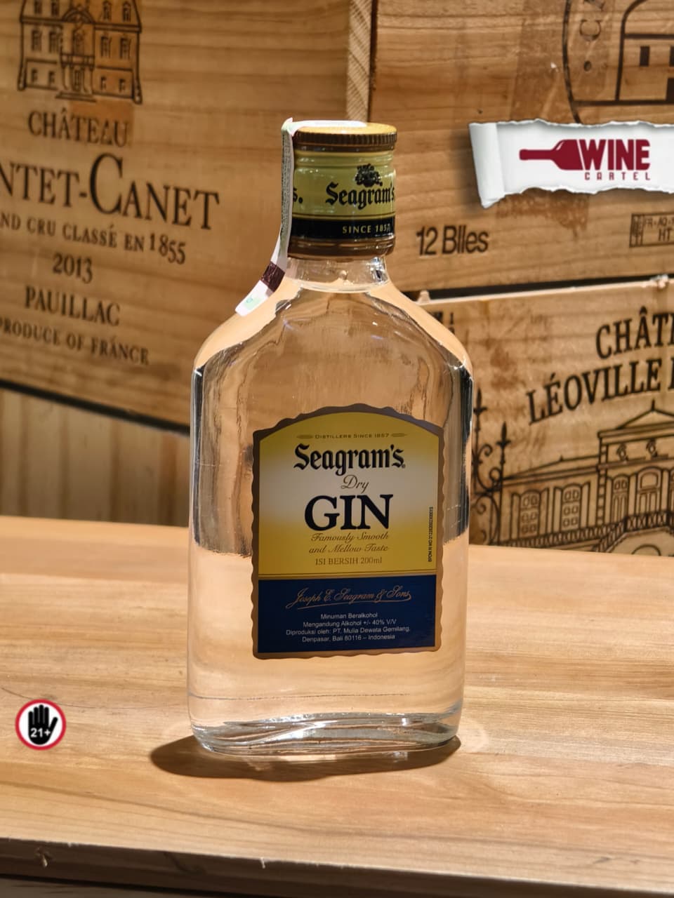 Gin Seagrams | Seagram's Gin 200mL