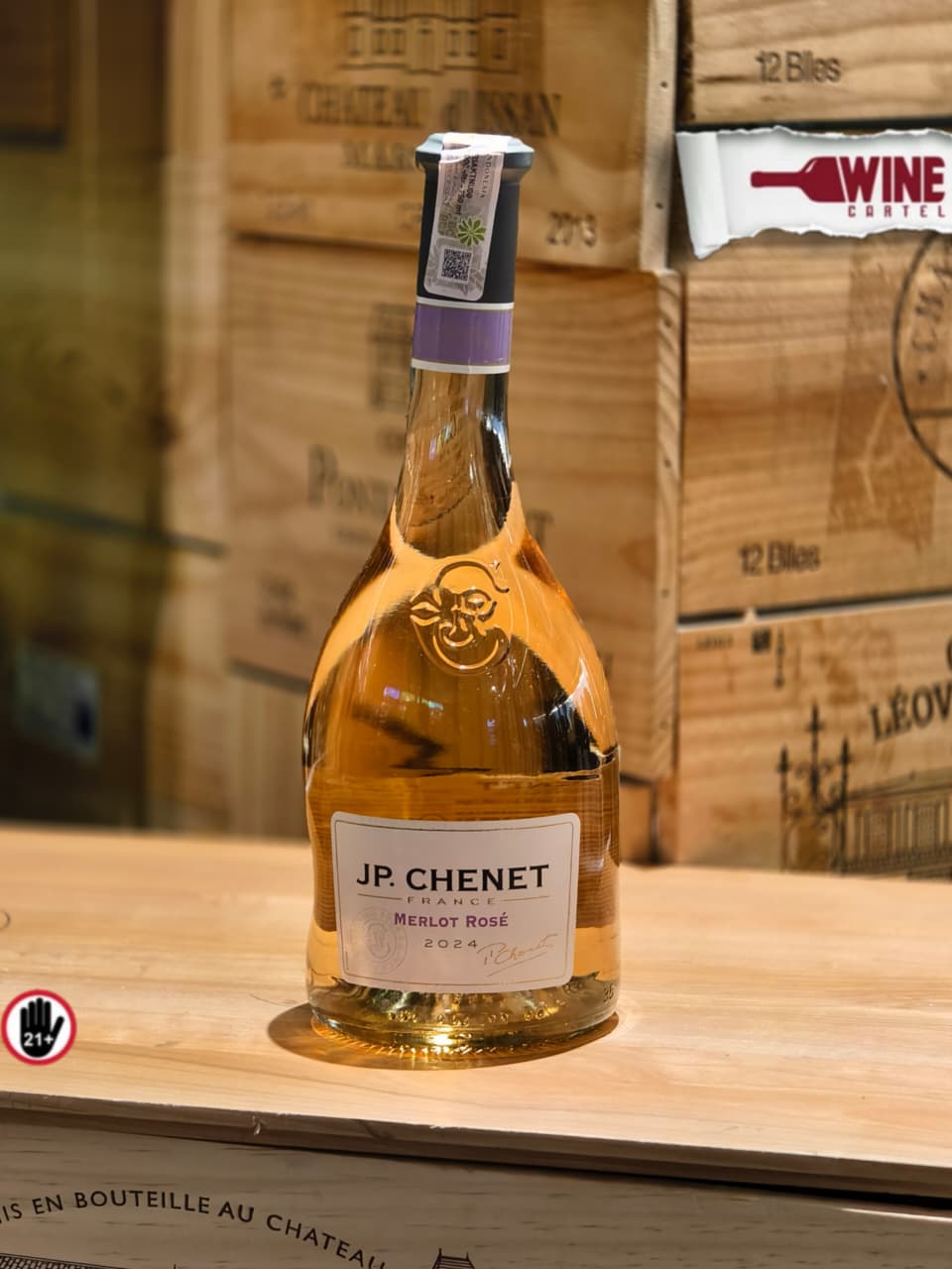ROSE WINE JP Chenet Merlot Rose French Wine 750mL FRANCE