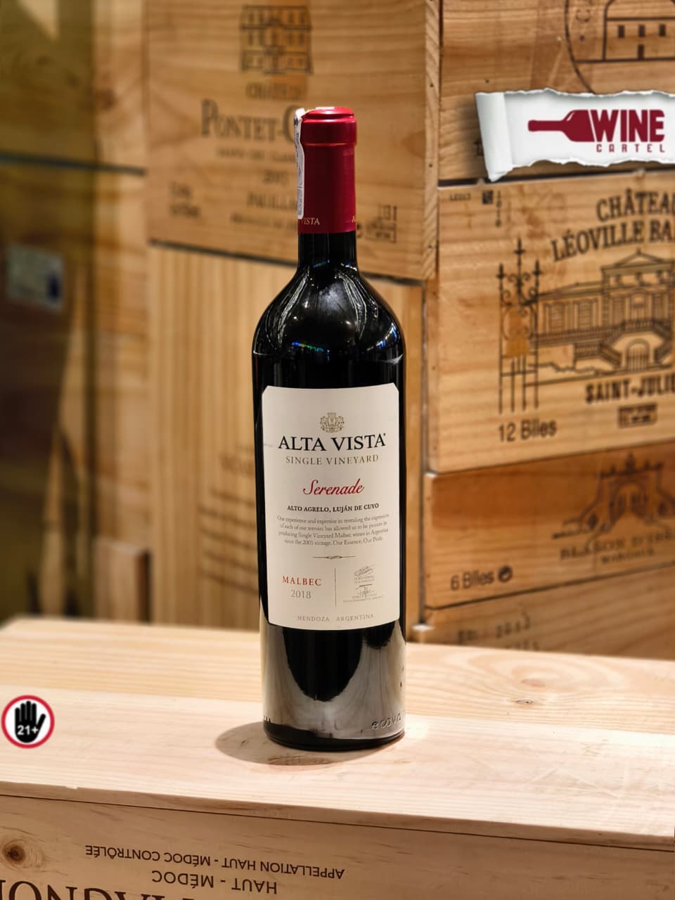 RED WINE Alta Vista Single Vineyard Serenade Malbec Vinho tinto Lujan de Cuyo 750mL ARGENTINA