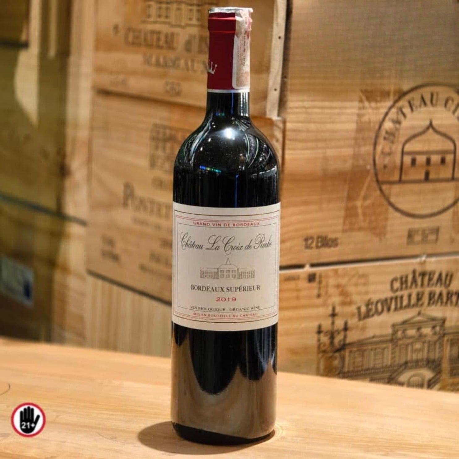 RED WINE Chateau La Croix De Roche Rouge Bordeaux Superieur Organic Wine FRANCE 750mL