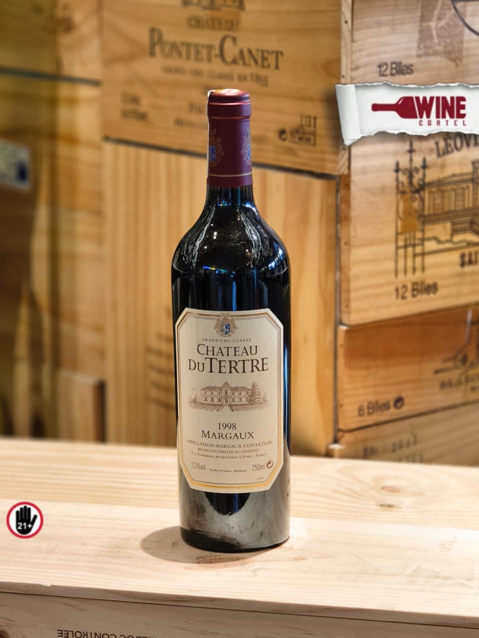 RED WINE Chateau du Tertre Margaux Grand Cru Classe FRANCE 750mL