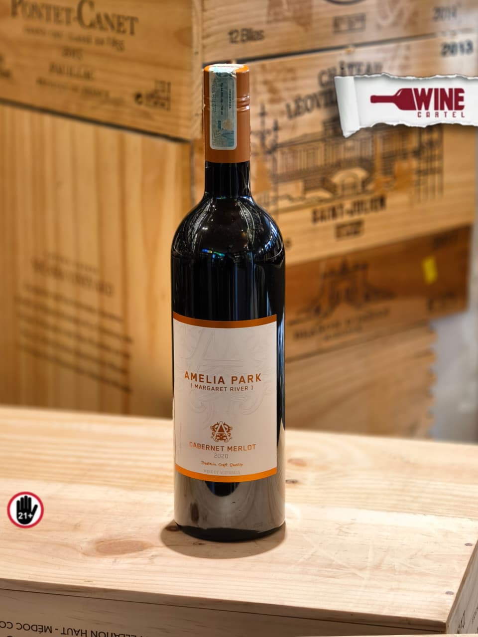 RED WINE Amelia Park Cabernet Merlot 750mL