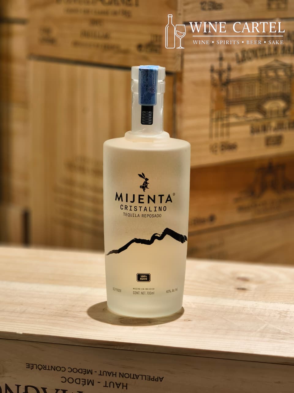 TEQUILA MIJENTA CRISTALINO REPOSADO 700mL