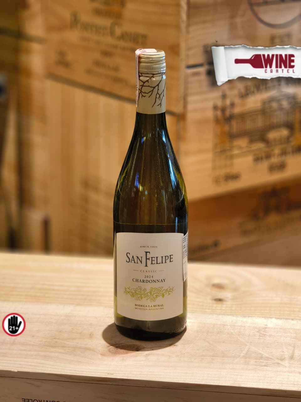 WHITE WINE San Felipe Classic Chardonnay Bodega La Rural Mendoza Argentina 750mL