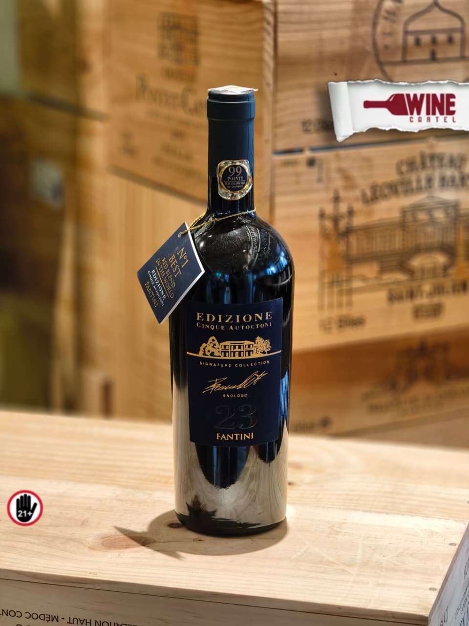 RED WINE Edizione Fantini Cinque Signature Collection 750mL ITALY
