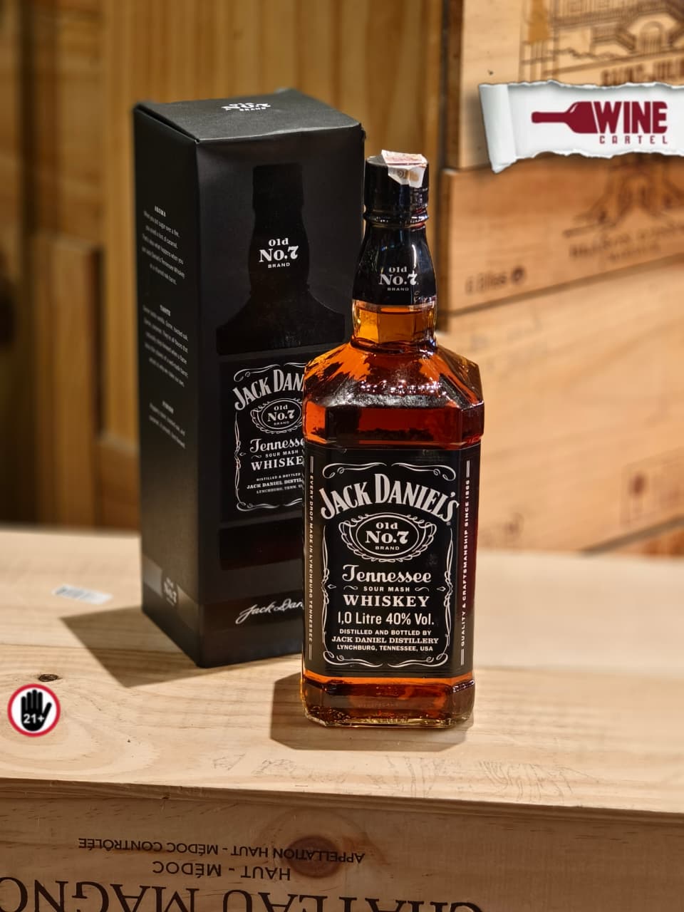 WHISKY Jack Daniel's Jack D Tennessee Whiskey 1L | 1000mL | 1 Litre USA Jack'd