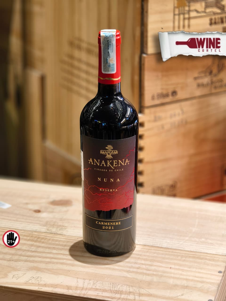 RED WINE Anakena Nuna Carmenere 750ml CHILE