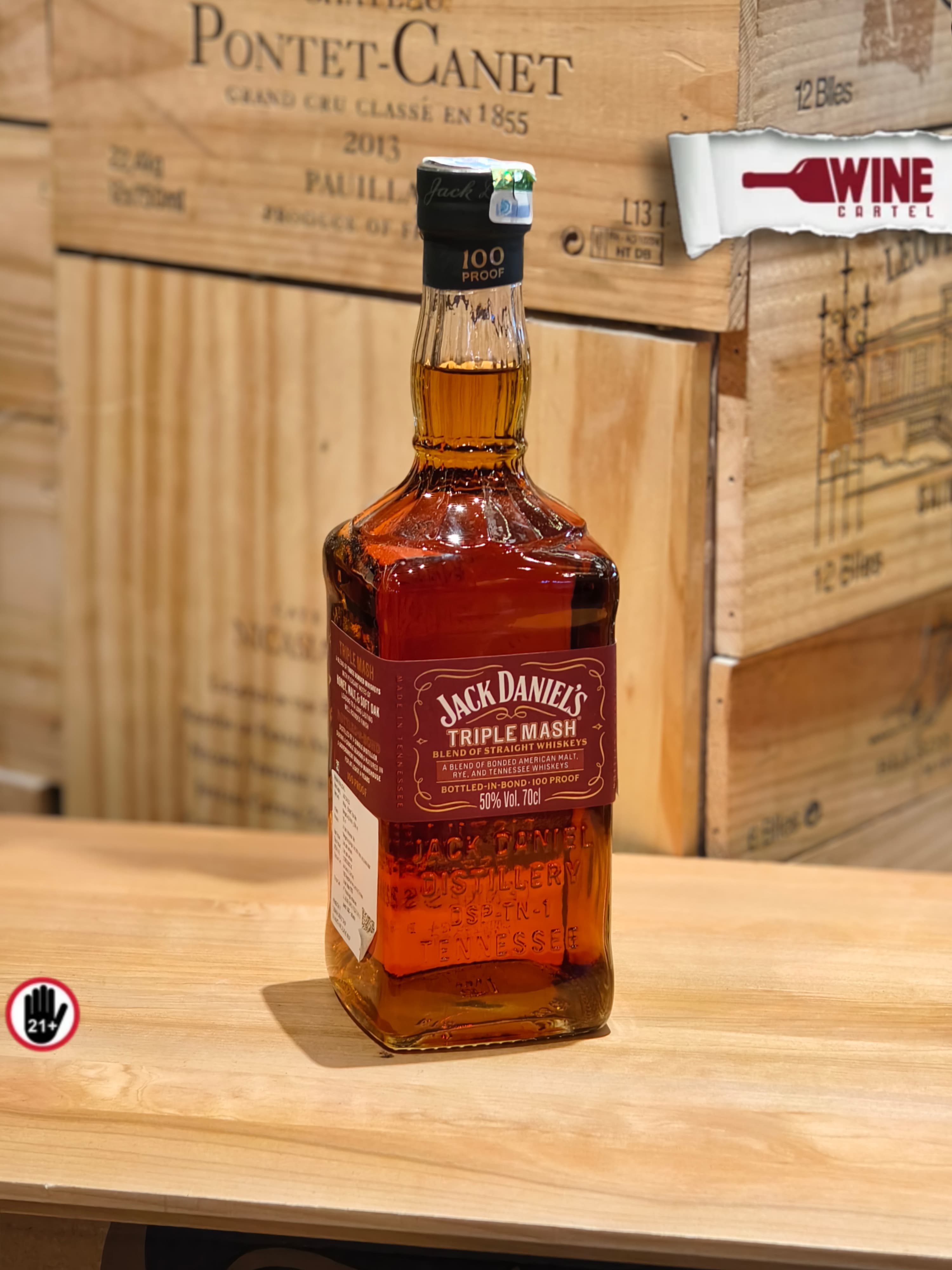 WHISKY Jack Daniel's Bonded Series Whiskey Jack Daniels | JACK D | Bonded - Rye - Triple Mash 700mL - Jack daniel