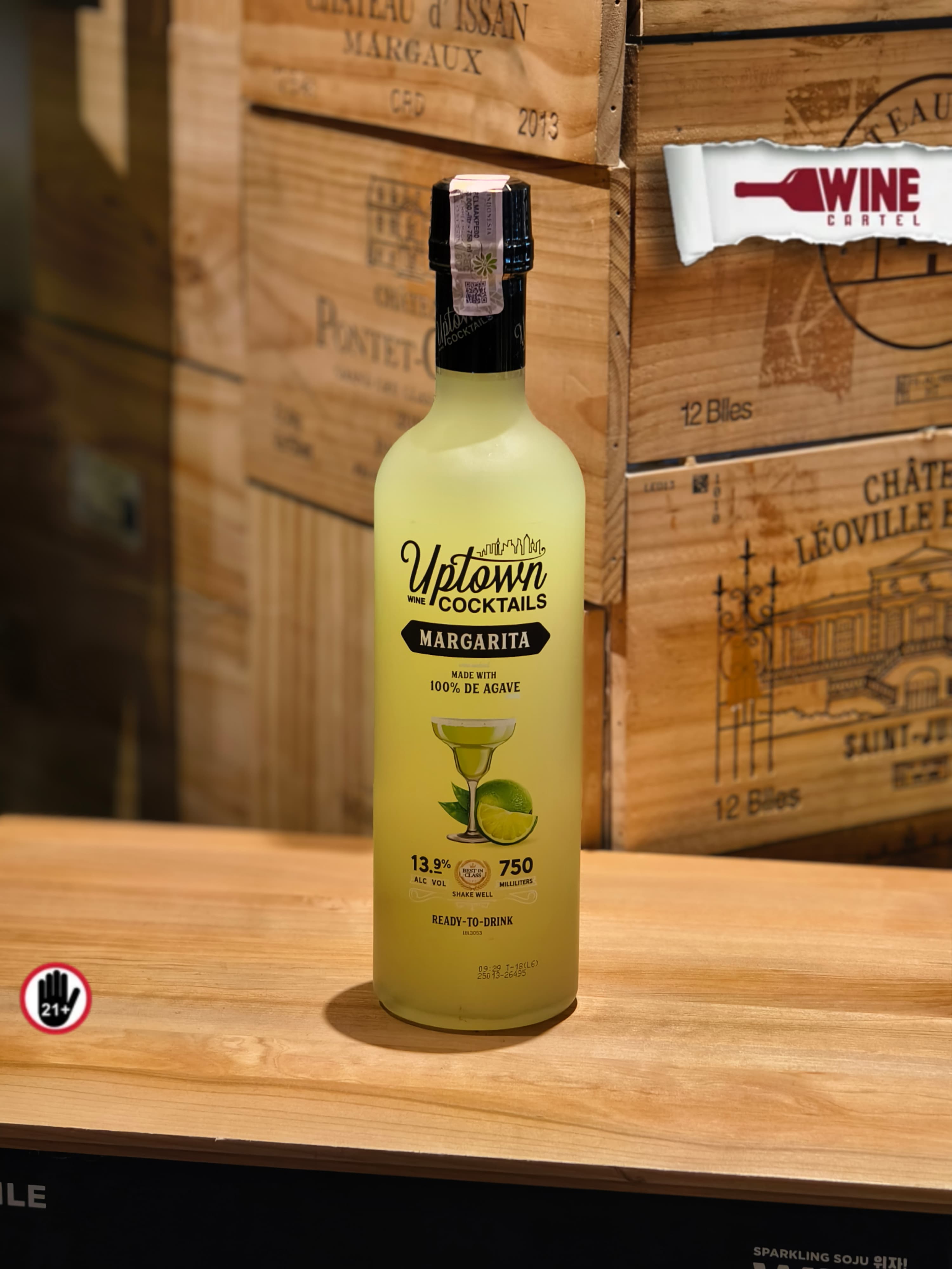 LIQUOR UPTOWN COCKTAILS PINA COLADA - MARGARITA - STRAWBERRY MARGARITA | 750mL
