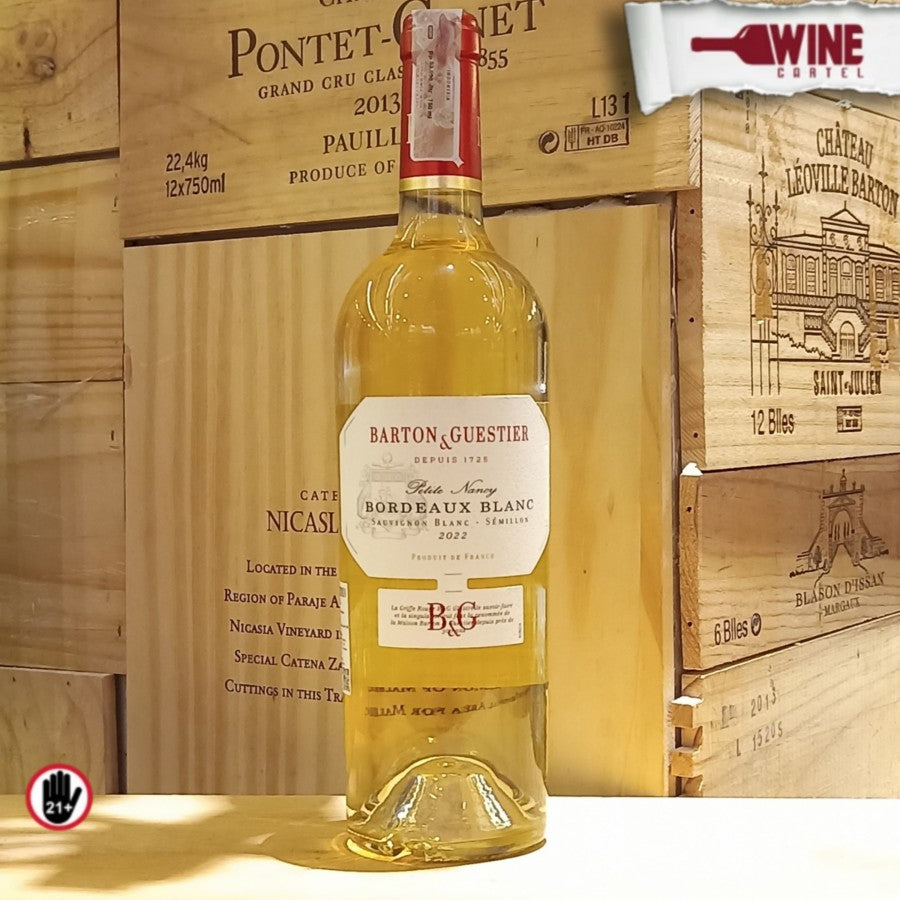 WHITE WINE Barton Guestier B&G - Bordeaux Blanc - Petite Nancy - 750ml FRANCE