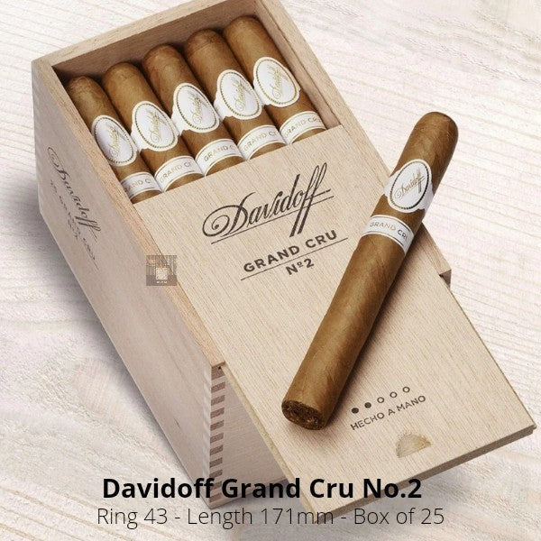 CIGAR Davidoff Grand Cru No.2 - Box of 25 cerutu cuban cigar