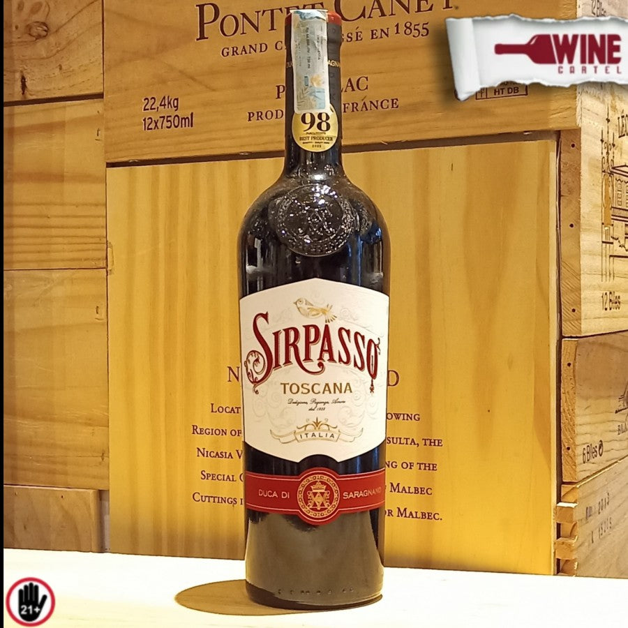 RED WINE Duca di Saragnano Sir Passo Toscana 750mL ITALY
