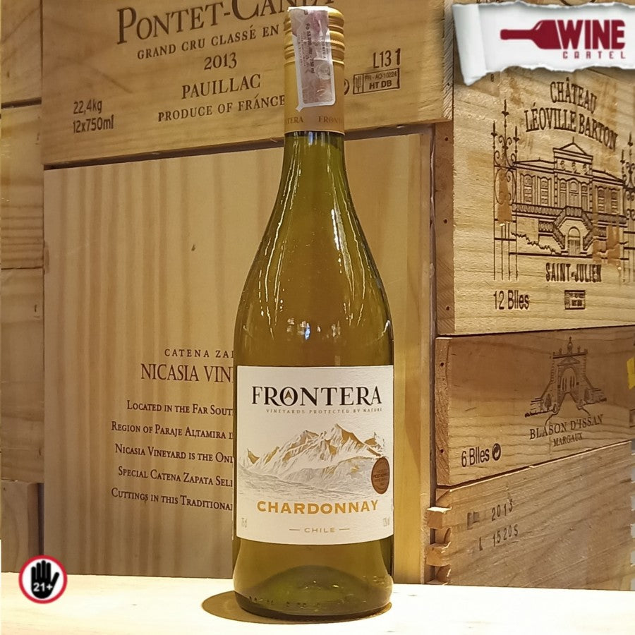 WHITE WINE FRONTERA Chardonnay Concha Y Toro Chile White Wine 750ml CHILE