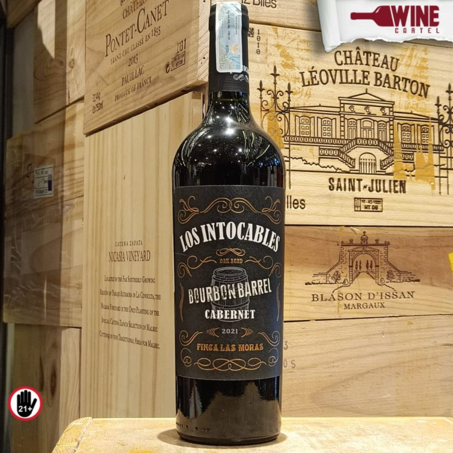 RED WINE Los Intocables Finca Las Moras Bourbon Barrel Cabernet 750mL ARGENTINA