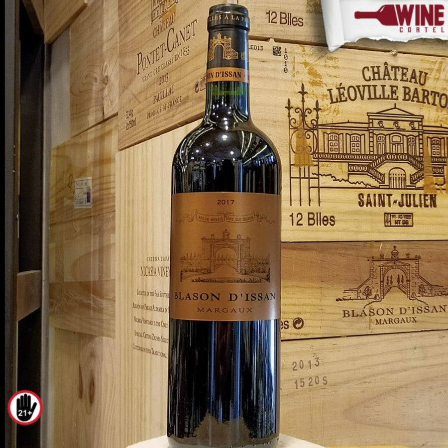 RED WINE Chateau d'Issan Blason d'Issan Margaux 2017 FRANCE