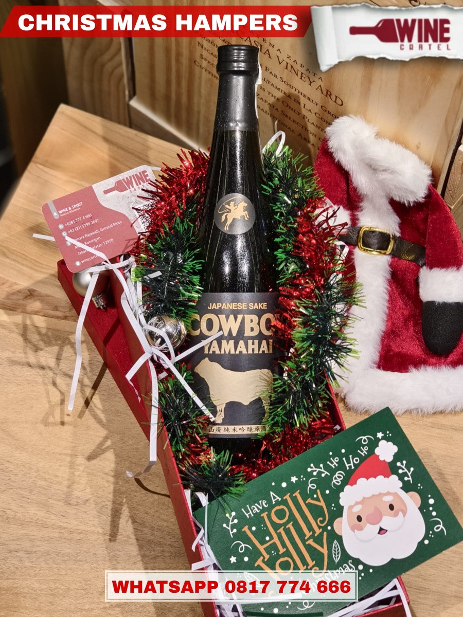 HAMPERS CHRISTMAS NATAL SAKE Cowboy Yamahai Junmai Ginjo Sake (720ml) ORIGINAL REGISTERED