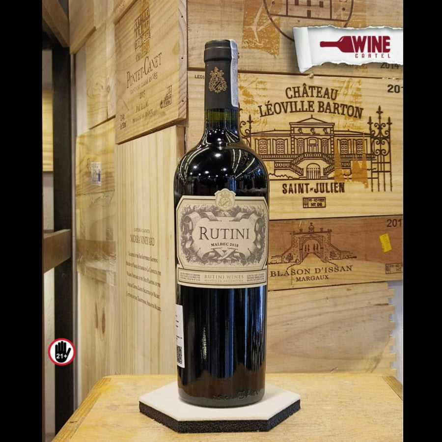 RED WINE Rutini Wines Mendoza Cabernet Malbec / Malbec 750mL ARGENTINA