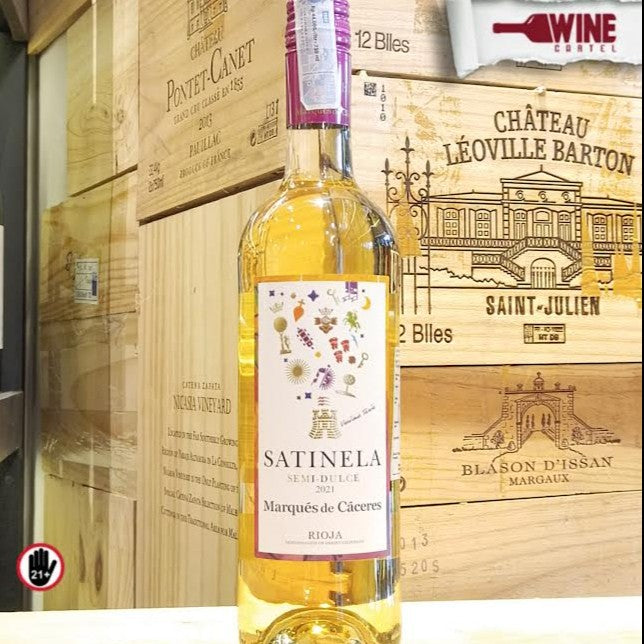 WHITE WINE Marques de Caceres Satinela Semi Dulce 750mL SPAIN