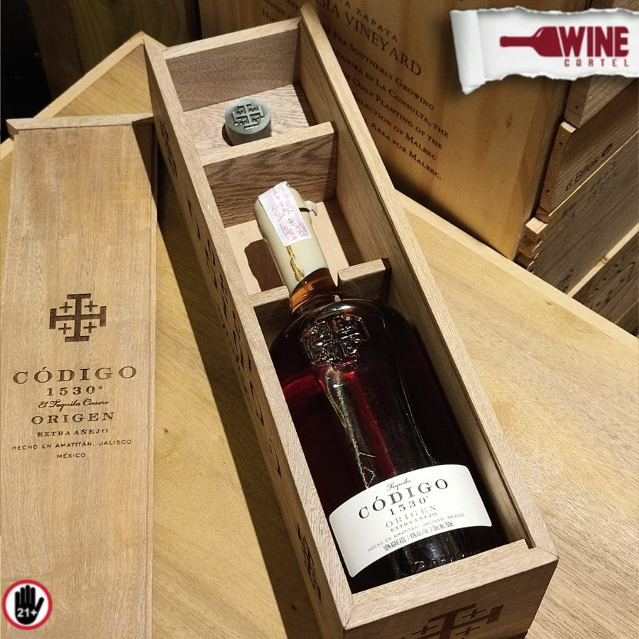 TEQUILLA Codigo 1530 Origen Extra Anejo Spanish Cherry Casks 750 ml MEXICO