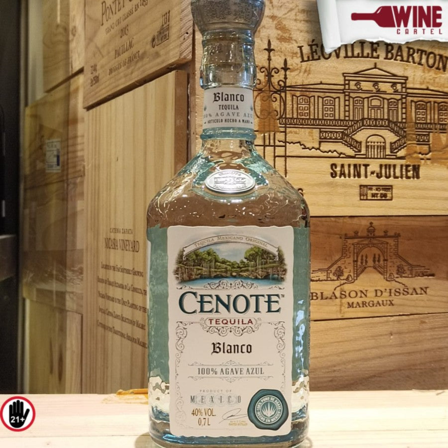 TEQUILA Cenote Blanco Premium Tequilla 700mL MEXICO