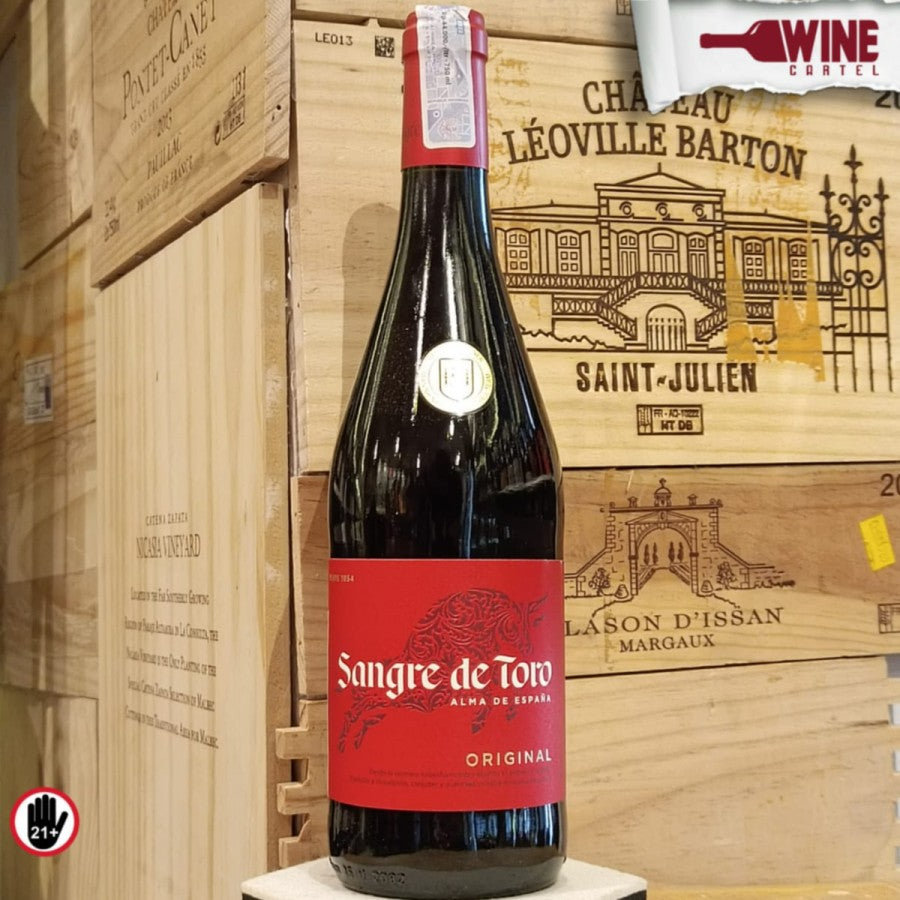 RED WINE Familia Torres Sangre de Toro Original Limited Edition 750mL SPAIN