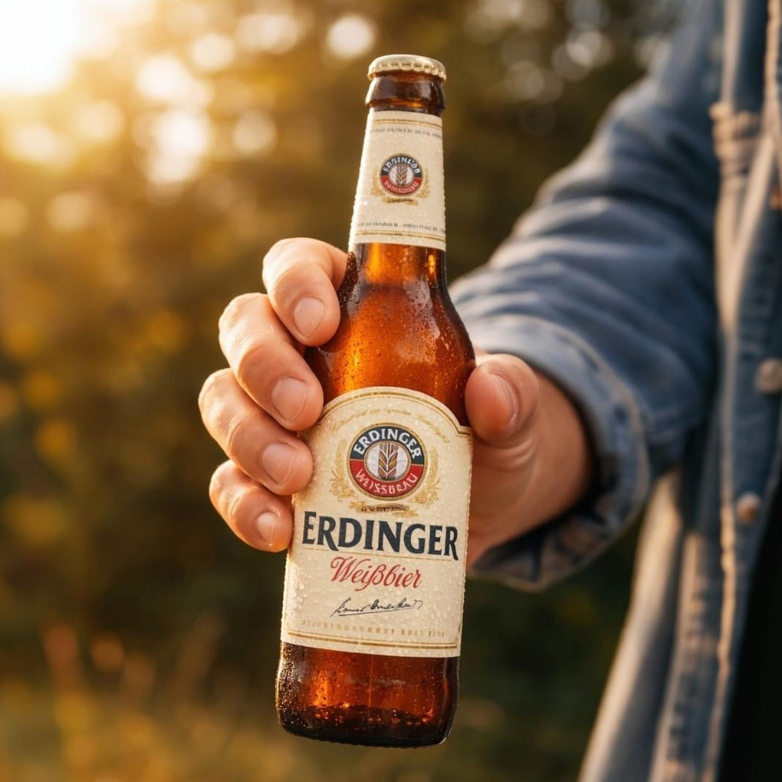 BIR Erdinger Weissbier Beer 330ml BOTOL