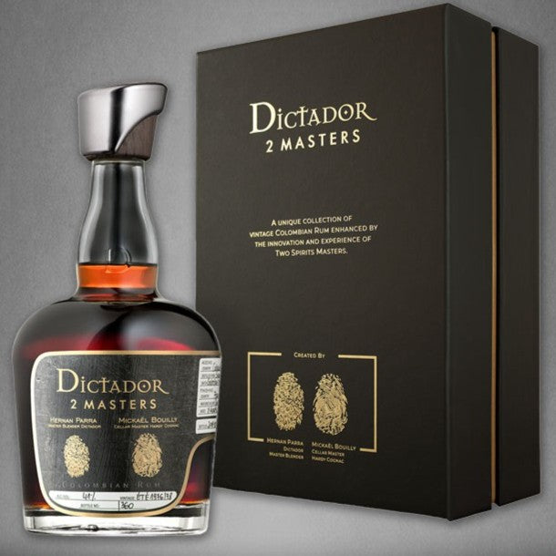 RUM Dictador - 2 Masters Hardy Rum - 1974/1977 - 700ml COLOMBIA