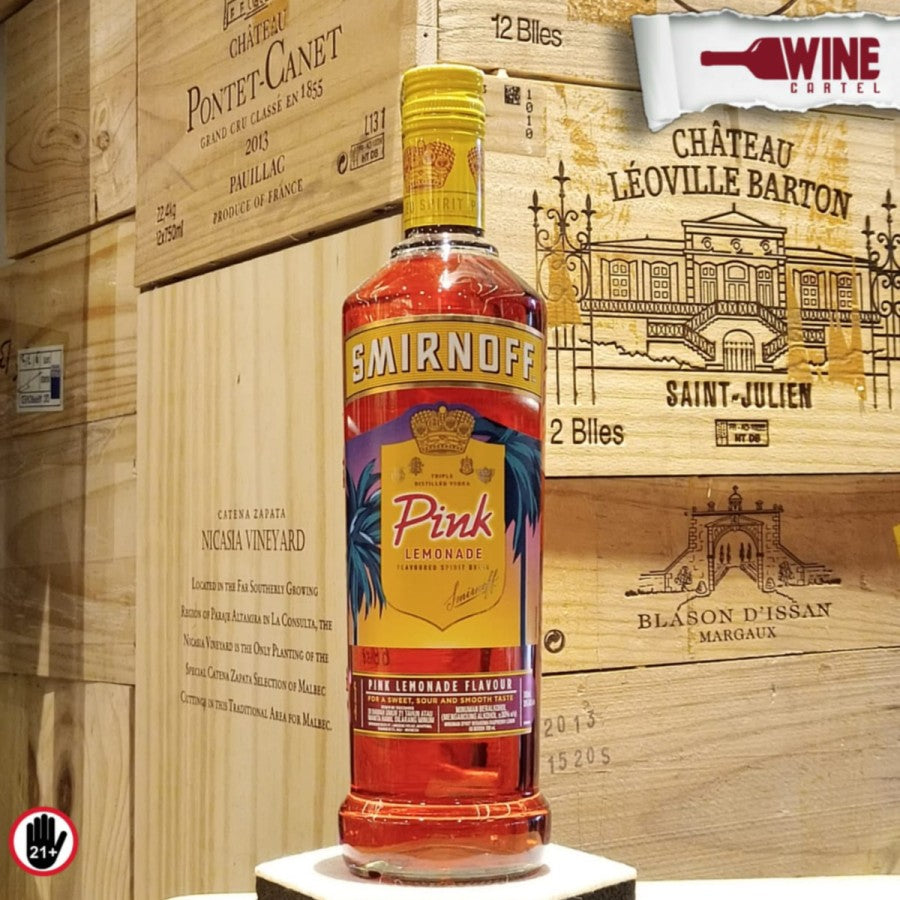 VODKA Smirnoff Pink Lemonade Vodka 700ml
