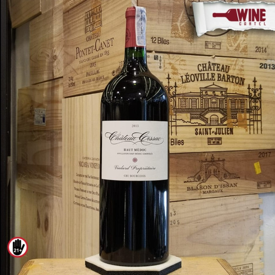 RED WINE CHATEAU CISSAC CRU BOURGEOIS 2012 Magnum 1500mL / 1.5L FRANCE