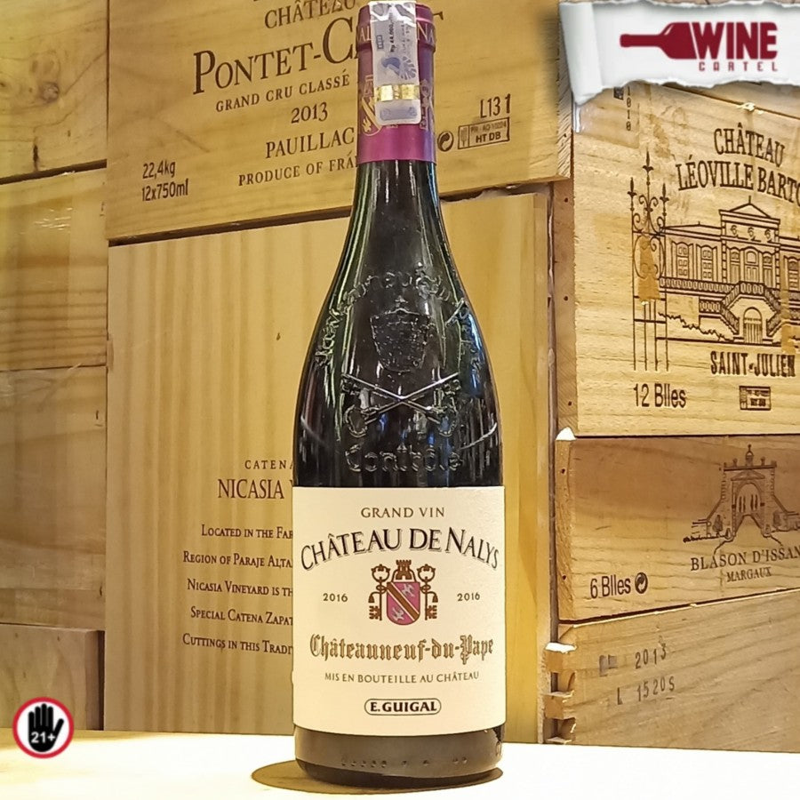RED WINE Chateau de Nalys Chateauneuf du Pape Rouge 750mL FRANCE