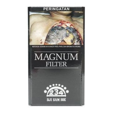 Rokok Dji Sam Soe Magnum Filter 12 Batang Black Hitam Samsu Biasa INDONESIA