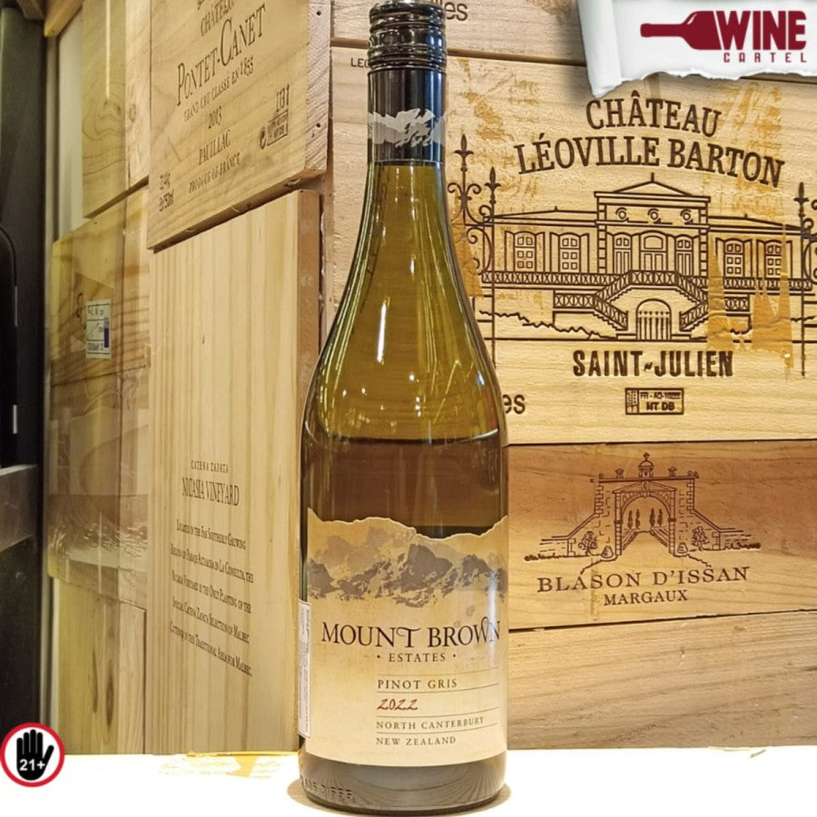 WHITE WINE Mount Brown Pinot Gris New Zealand 750mL NEW ZEALAND