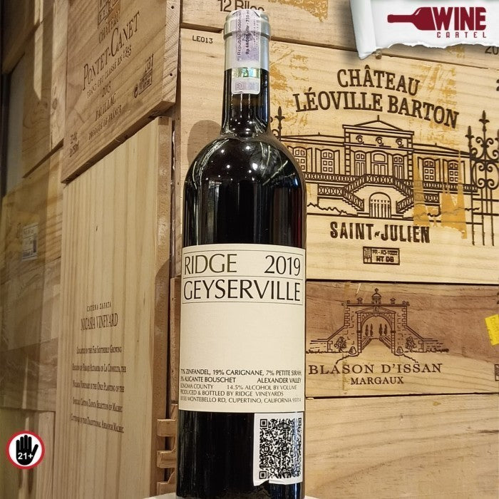 RED WINE Ridge Vineyards Geyserville 2020 750mL CALIFORNIA