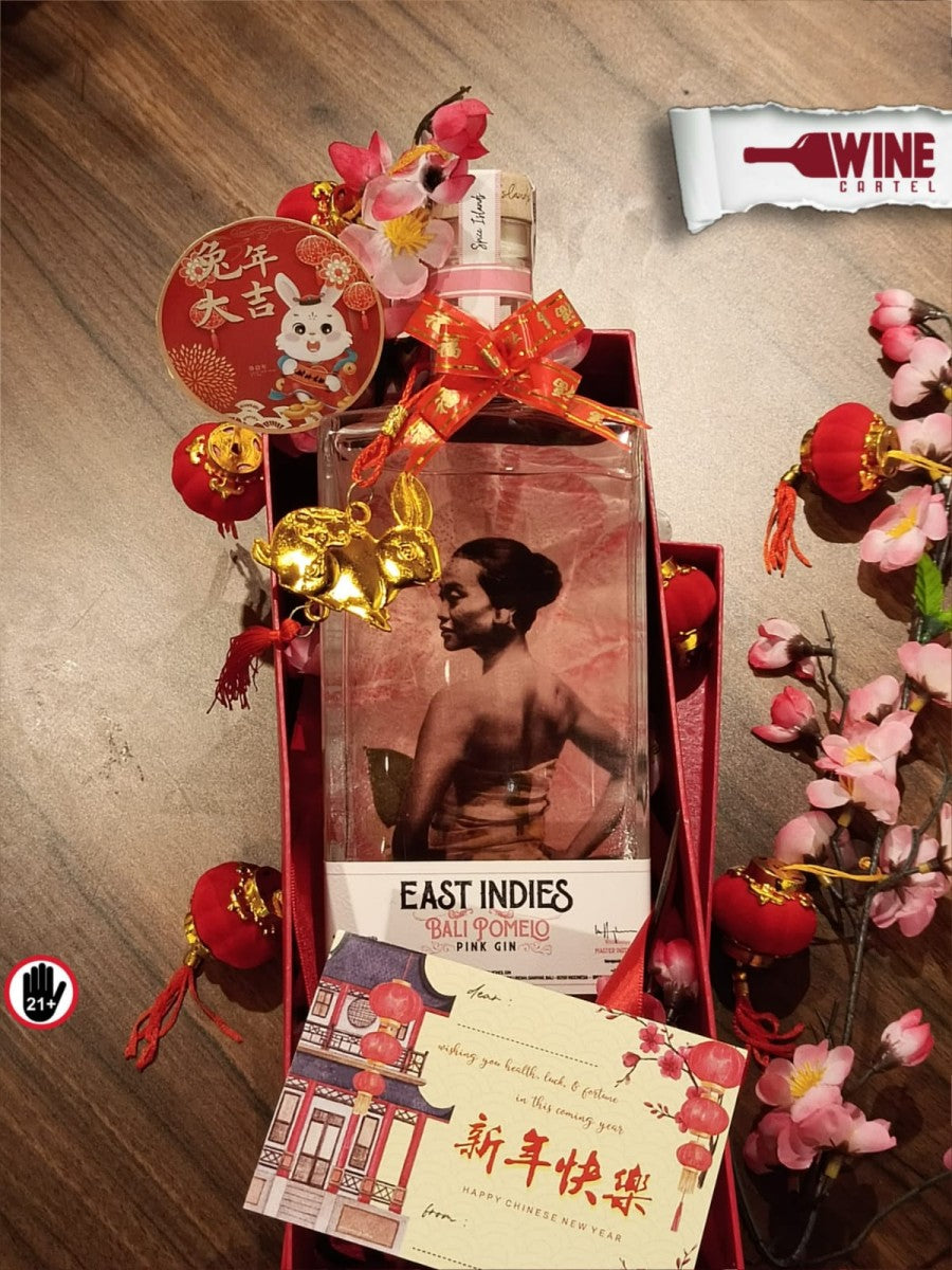 Chinese New Year Imlek Hampers Gift EAST INDIES Bali Pomelo Pink Gin
