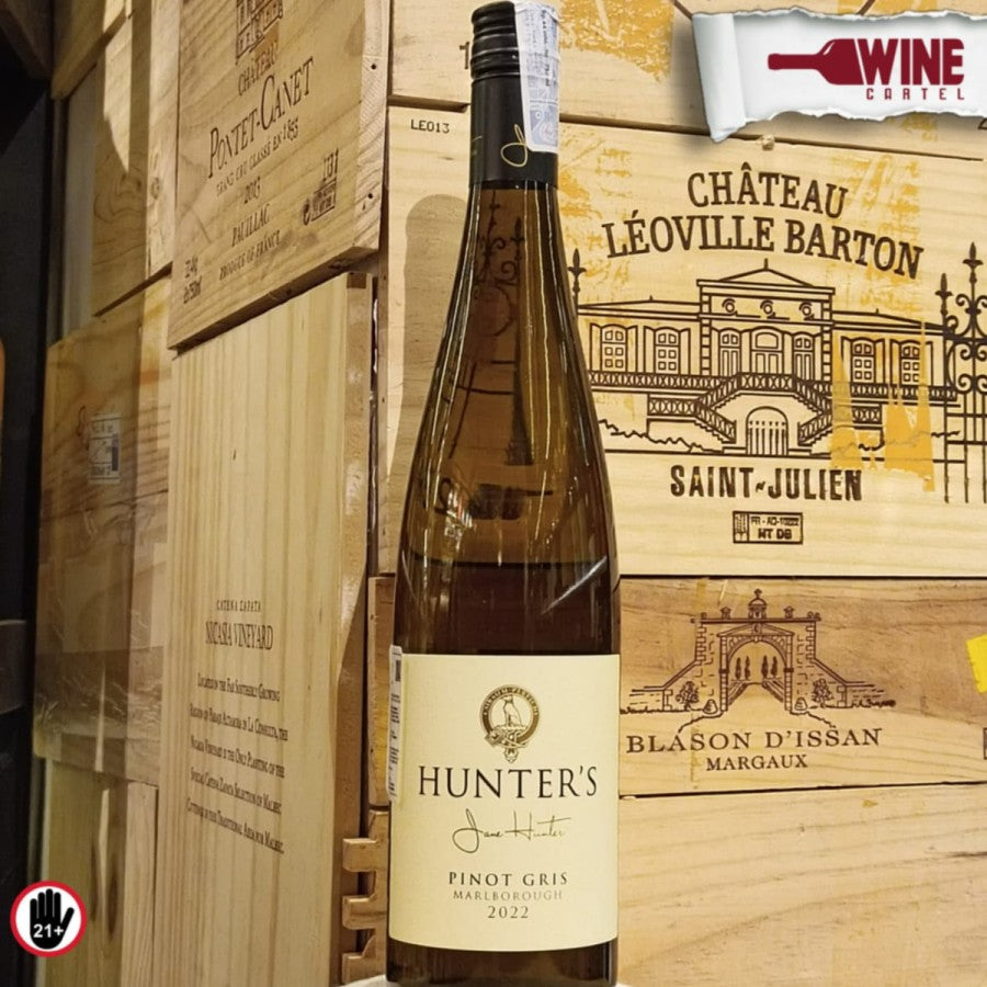 WHITE WINE Hunter's Hunters Pinot Gris New Zealand Marlborough 750mL NEW ZEALAND