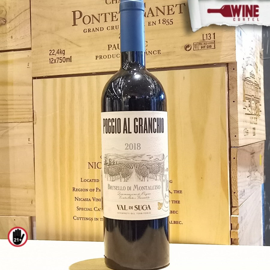 RED WINE Val Di Suga Brunello Di Montalcino Poggio Al Granchio 750mL italy