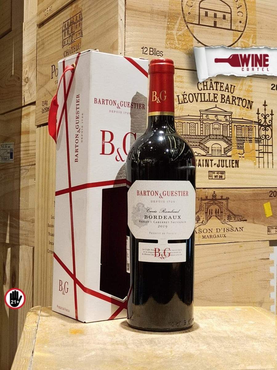 RED WINE B&G Barton Guestier Bordeaux Rouge | Cuvee Rambaud 750ml FRANCE