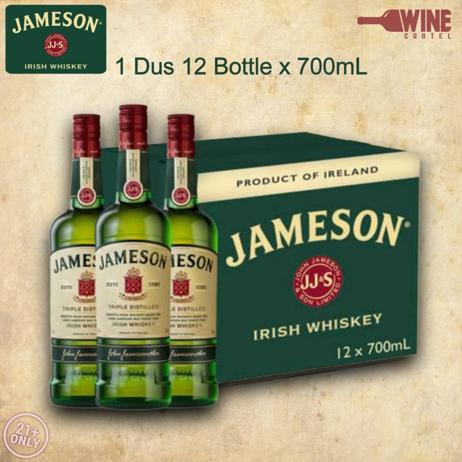 WHISKY JAMESON Irish Whiskey 700mL 1 Dus Ctn 12 Botol x 700mL IRELAND
