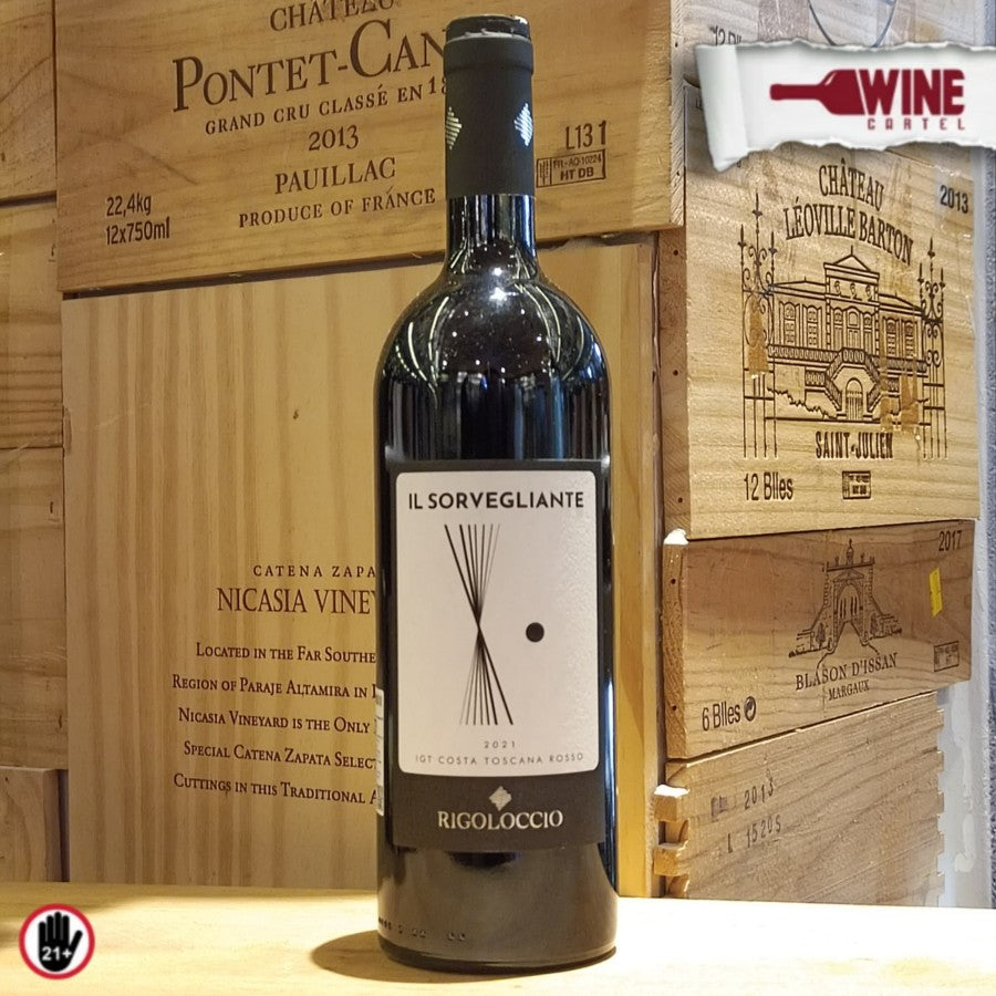 RED WINE Rigoloccio Il Sorvegliante Italy Toscana Blend Tuscany 750mL ITALY